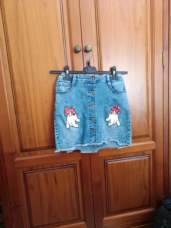 Falda Vaquera Disney Minnie Mouse - Talla 12 años / Fashion Jeans – photo 2